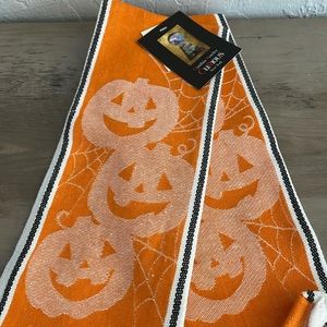 Halloween pumpkin kitchen towels